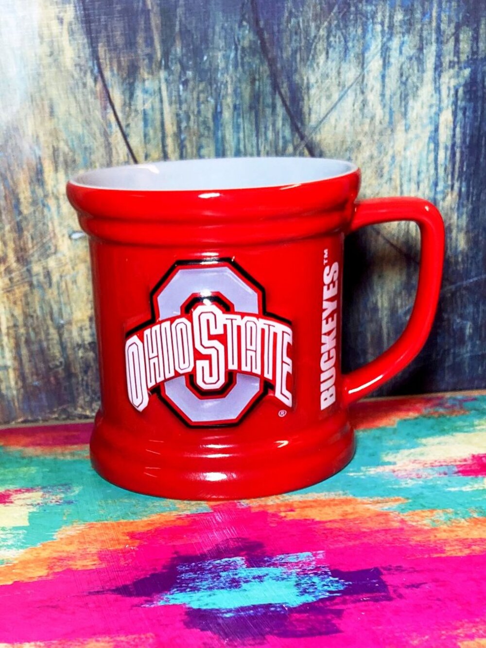 GENUINE OHIO STATE BUCKEYES NCAA CERAMIC MUG CUP GREAT FOR TEA /COFFEE /SOUP